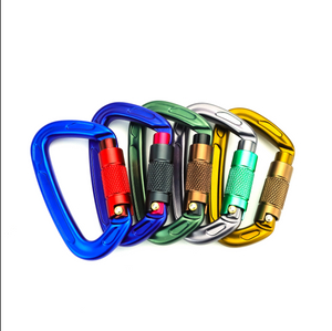 Mousquetons d'escalade professionnels robustes – Verrouillage automatique 25 kN