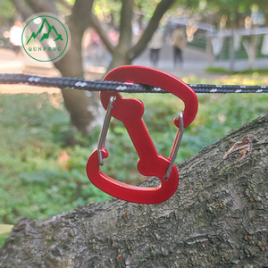 Aluminium en aluminium en aluminium Fil acier carabiner