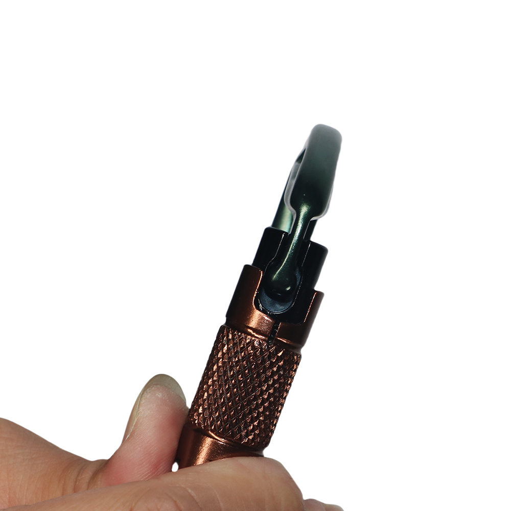 Mousquetons d'escalade professionnels robustes – Verrouillage automatique 25 kN
