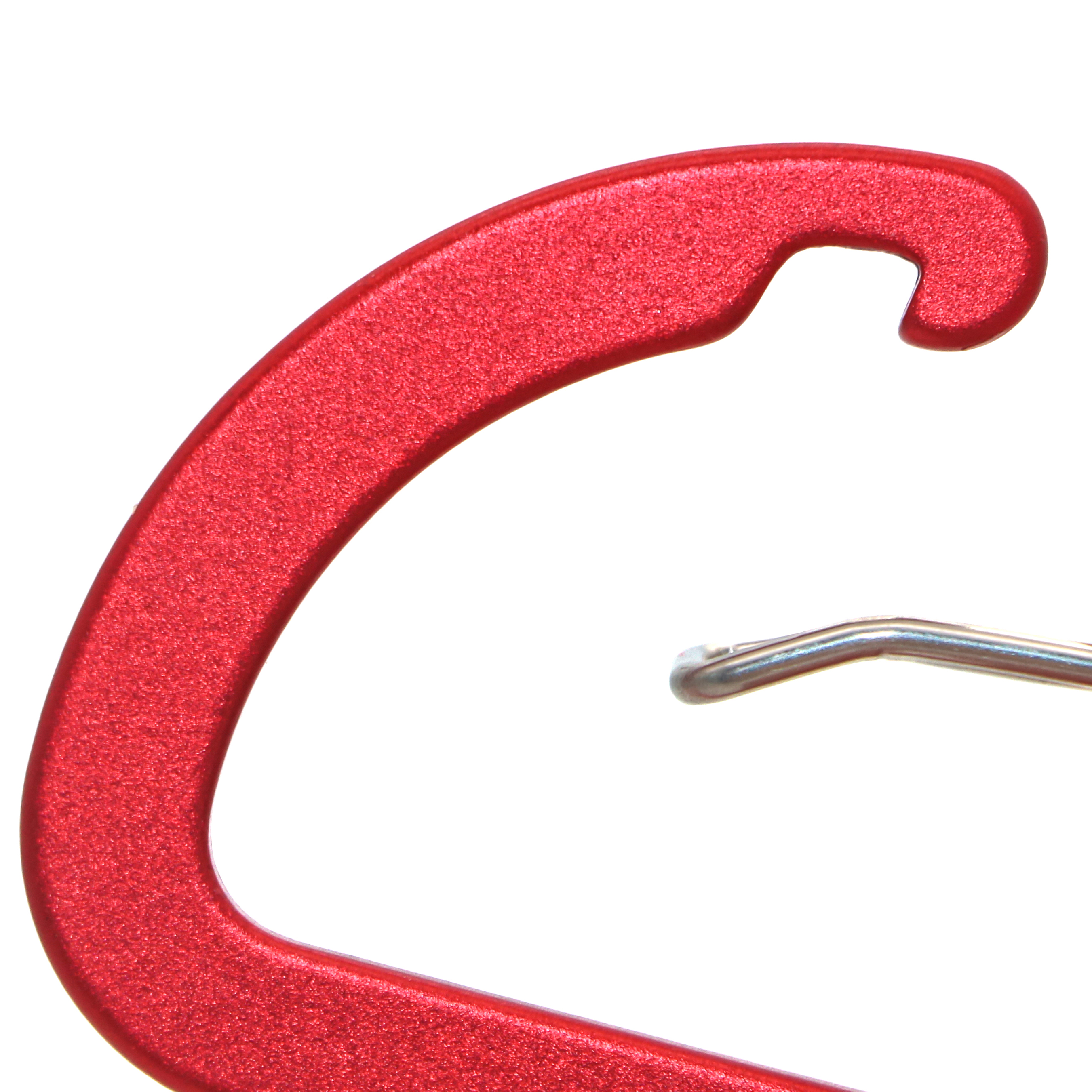 Mousquetons multi-usages pour la pêche, paquet de 10 petits mousquetons de 2.7 pouces, Mini porte-clés en aluminium