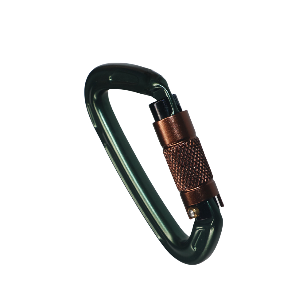 Mousquetons d'escalade professionnels robustes – Verrouillage automatique 25 kN